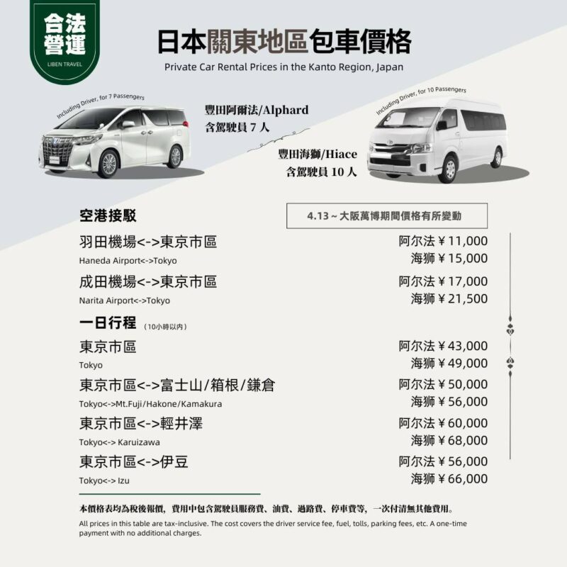 Liben Travel -日本包車旅行